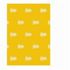 Waveform Disco Wahlin Retina White Yellow Large Garden Flag (Two Sides)