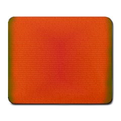 Scarlet Pimpernel Writing Orange Green Large Mousepads by Mariart