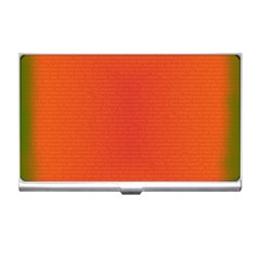 Scarlet Pimpernel Writing Orange Green Business Card Holders by Mariart