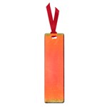 Scarlet Pimpernel Writing Orange Green Small Book Marks Front