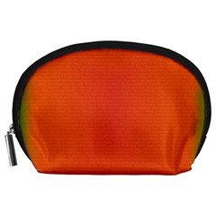 Scarlet Pimpernel Writing Orange Green Accessory Pouches (large) 