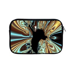 Silver Gold Hole Black Space Apple Macbook Pro 13  Zipper Case by Mariart