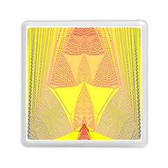 Wave Chevron Plaid Circle Polka Line Light Yellow Red Blue Triangle Memory Card Reader (square)  by Mariart