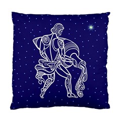Aquarius Zodiac Star Standard Cushion Case (two Sides) by Mariart
