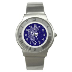 Aries Zodiac Star Stainless Steel Watch by Mariart
