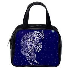 Aries Zodiac Star Classic Handbags (one Side) by Mariart