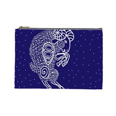 Aries Zodiac Star Cosmetic Bag (large)  by Mariart