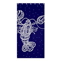 Cancer Zodiac Star Shower Curtain 36  X 72  (stall) 