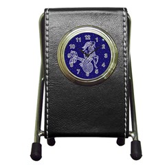 Capricorn Zodiac Star Pen Holder Desk Clocks