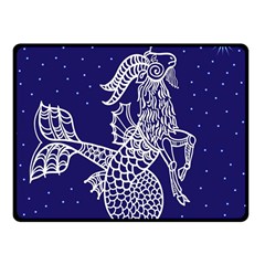 Capricorn Zodiac Star Fleece Blanket (small)