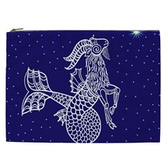 Capricorn Zodiac Star Cosmetic Bag (xxl) 