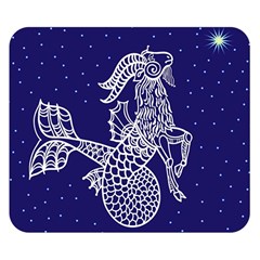 Capricorn Zodiac Star Double Sided Flano Blanket (small) 