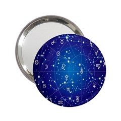 Astrology Illness Prediction Zodiac Star 2 25  Handbag Mirrors by Mariart