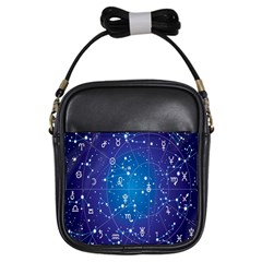 Astrology Illness Prediction Zodiac Star Girls Sling Bags by Mariart