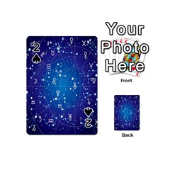 Astrology Illness Prediction Zodiac Star Playing Cards 54 (mini)  by Mariart