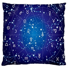 Astrology Illness Prediction Zodiac Star Large Cushion Case (two Sides) by Mariart