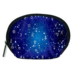 Astrology Illness Prediction Zodiac Star Accessory Pouches (medium)  by Mariart