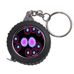 Cell Egg Circle Round Polka Red Purple Blue Light Black Measuring Tapes