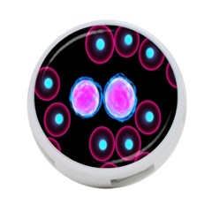 Cell Egg Circle Round Polka Red Purple Blue Light Black 4-port Usb Hub (two Sides)  by Mariart
