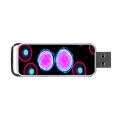 Cell Egg Circle Round Polka Red Purple Blue Light Black Portable Usb Flash (two Sides) by Mariart