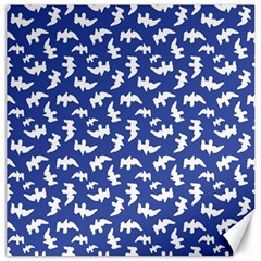 Birds Silhouette Pattern Canvas 12  X 12   by dflcprintsclothing