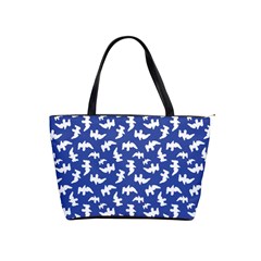 Birds Silhouette Pattern Shoulder Handbags by dflcprintsclothing