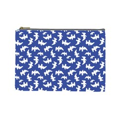 Birds Silhouette Pattern Cosmetic Bag (large)  by dflcprintsclothing