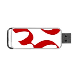 Hindu Om Symbol (red) Portable Usb Flash (two Sides) by abbeyz71