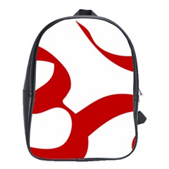 Hindu Om Symbol (red) School Bags (xl)  by abbeyz71