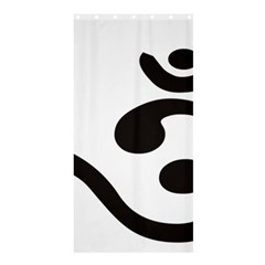 Bengali Om Symbol  Shower Curtain 36  X 72  (stall)  by abbeyz71