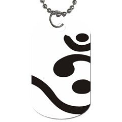 Bengali Om Symbol Dog Tag (two Sides) by abbeyz71