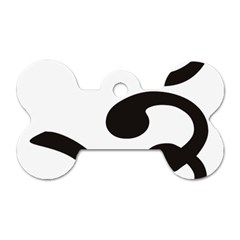 Bengali Om Symbol Dog Tag Bone (one Side) by abbeyz71