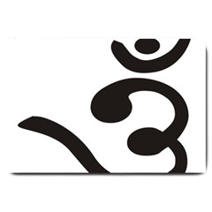 Bengali Om Symbol Large Doormat  by abbeyz71