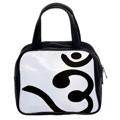 Bengali Om Symbol Classic Handbags (2 Sides) by abbeyz71