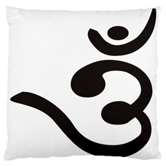 Bengali Om Symbol Large Cushion Case (two Sides) by abbeyz71