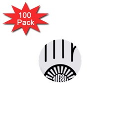 Janism Ahimsa Symbol  1  Mini Buttons (100 Pack)  by abbeyz71