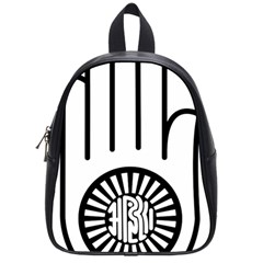 Janism Ahimsa Symbol  School Bags (small)  by abbeyz71