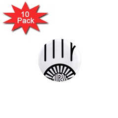 Jainism Ahisma Symbol  1  Mini Magnet (10 Pack)  by abbeyz71