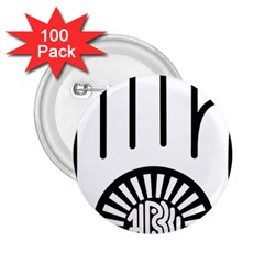 Jainism Ahisma Symbol  2 25  Buttons (100 Pack)  by abbeyz71