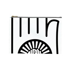 Jainism Ahisma Symbol  Cosmetic Bag (large)  by abbeyz71