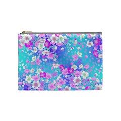 Flowers Cute Pattern Cosmetic Bag (medium) 