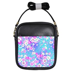 Flowers Cute Pattern Girls Sling Bags by Nexatart