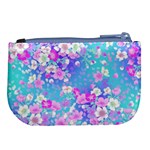 Flowers Cute Pattern Large Coin Purse Back