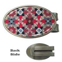 Beautiful Art Pattern Money Clips (oval)  by Nexatart