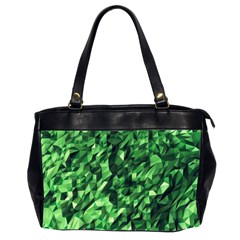 Green Attack Office Handbags (2 Sides)  by Nexatart