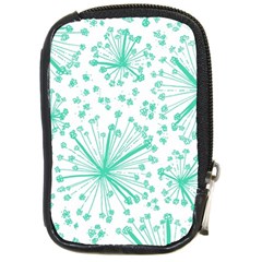 Pattern Floralgreen Compact Camera Cases by Nexatart