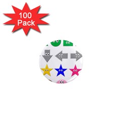 Cute Symbol 1  Mini Magnets (100 Pack)  by Nexatart