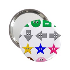 Cute Symbol 2 25  Handbag Mirrors by Nexatart