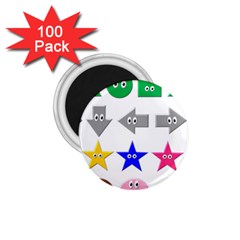 Cute Symbol 1 75  Magnets (100 Pack)  by Nexatart