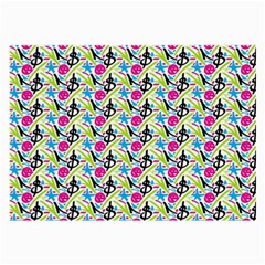 Cool Graffiti Patterns  Large Glasses Cloth (2-side) by Nexatart